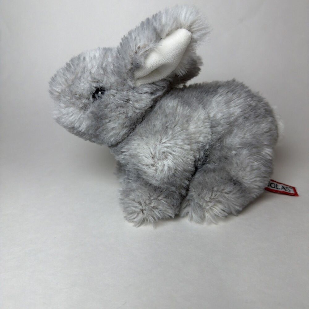 Douglas Cuddle Toys Tyler Gray Bunny Rabbit #1508 Stuffed Animal Toy